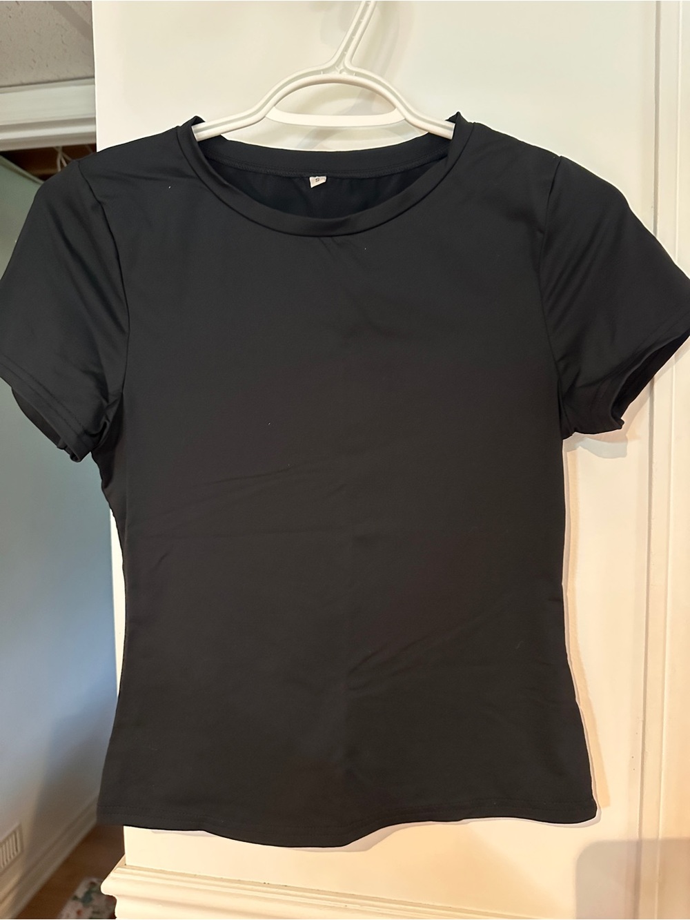 Amazon Women's Black Short Sleeve Classic Crew Tee